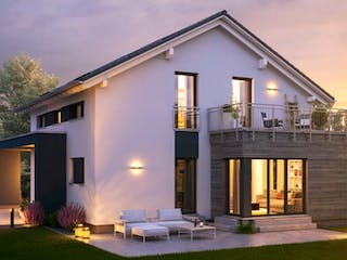 Fertighaus Musterhäuser Cottbus von massa haus, Außenansicht 1