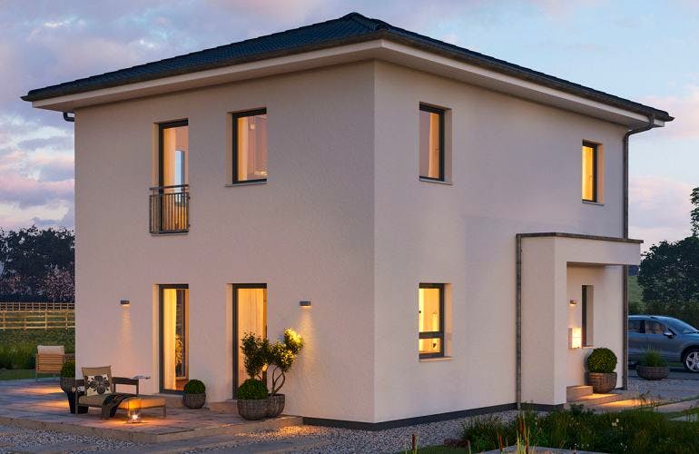 Fertighaus Musterhäuser Ellwangen von massa haus, Außenansicht 1