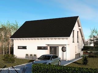Massivhaus Noblesse 155 von FAVORIT Massivhaus (alt) Schlüsselfertig ab 260810€, Außenansicht 2