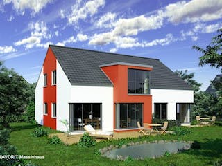 Massivhaus Premium 152-93 von FAVORIT Massivhaus (alt) Schlüsselfertig ab 364220€,  Außenansicht 1