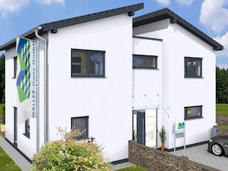 Massivhaus PULT 130 PD von Wäller-Haus Schlüsselfertig ab 289900€,  Außenansicht 1