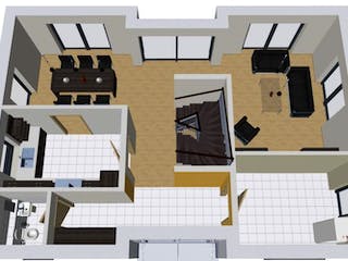 Massivhaus PULT 130 PD von Wäller-Haus Schlüsselfertig ab 289900€,  Grundriss 1