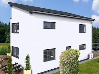 Massivhaus PULT 170 PD / FD von Wäller-Haus Schlüsselfertig ab 359900€,  Außenansicht 2