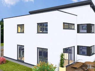 Massivhaus PULT 170 PD / FD von Wäller-Haus Schlüsselfertig ab 359900€,  Außenansicht 4