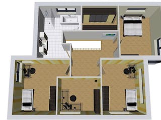 Massivhaus PULT 170 PD / FD von Wäller-Haus Schlüsselfertig ab 359900€,  Grundriss 2