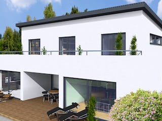 Massivhaus PULT 200 PD / DT von Wäller-Haus Schlüsselfertig ab 344900€,  Außenansicht 2