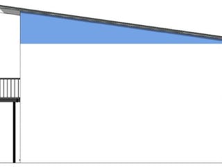 Massivhaus Pultdach Version 3 von Grundsteinhaus Schlüsselfertig ab 223650€, Stadtvilla Außenansicht 4