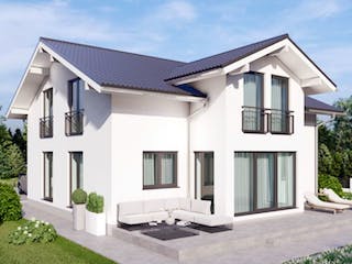 Massivhaus Raumtalent 177 von NiWoHaus, Außenansicht 1