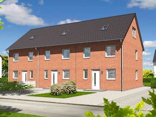 Massivhaus Reihenhaus Mainz 128 von Town & Country Haus Deutschland Schlüsselfertig ab 241900€, Außenansicht 3 Massivhaus Reihenhaus Mainz 128 von Town & Country Haus Deutschland Schlüsselfertig ab 241900€, Außenansicht 3