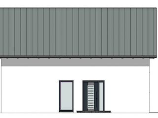 Massivhaus Satteldachhaus Version 344 von Grundsteinhaus Schlüsselfertig ab 197100€, Außenansicht 3