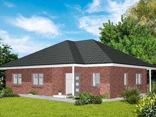 Massivhaus SMART von Kagebau, Bungalow Außenansicht 1