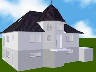 Massivhaus Stadtvilla 200 Ratzeburg von domoplan massivhaus,  Außenansicht 1