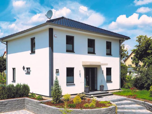 Massivhaus Stadtvilla Berlin 120 von Rostow Massivhaus, Stadtvilla Außenansicht 1