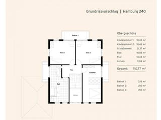 Massivhaus Stadtvilla Hamburg 240 von Rostow Massivhaus, Stadtvilla Grundriss 2