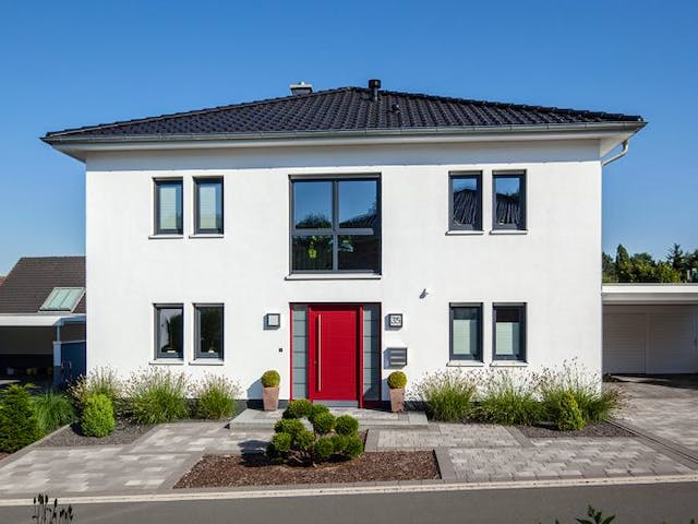 Massivhaus Stadtvilla Ihle von Zaunmüller Massivhaus, Stadtvilla Außenansicht 3