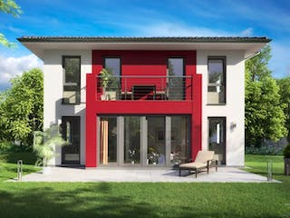 Massivhaus Stadtvilla Rostock von Rostow Massivhaus, Stadtvilla Außenansicht 1