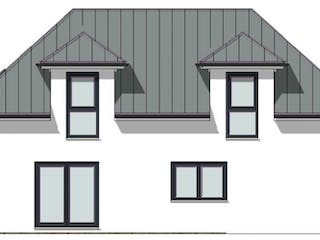 Massivhaus Stadtvilla Walmdach Variante7 von Grundsteinhaus Schlüsselfertig ab 211300€, Stadtvilla Außenansicht 4