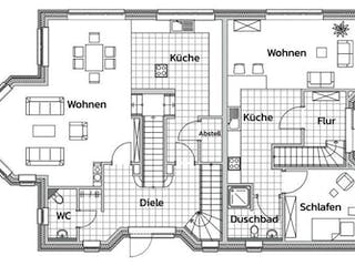 Massivhaus SÜLLBERG von Kagebau,  Grundriss 1