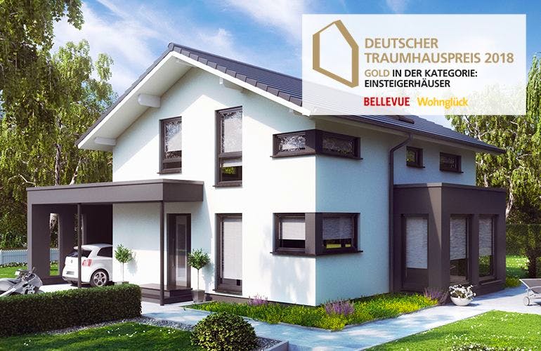 Fertighaus SUNSHINE 143 Mülheim-Kärlich von Living Fertighaus, Außenansicht 1