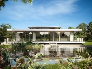 Massivhaus Trend 5000.2 von KONZEPTHAUS, Bungalow Außenansicht 1