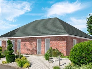 Massivhaus UPTOWN von Kagebau, Bungalow Außenansicht 2