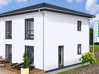 Massivhaus VILLA 120 ZD von Wäller-Haus Schlüsselfertig ab 299900€, Stadtvilla Außenansicht 4