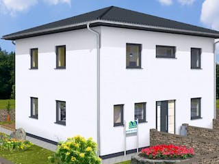 Massivhaus VILLA 130 ZD von Wäller-Haus Schlüsselfertig ab 314900€, Stadtvilla Außenansicht 2