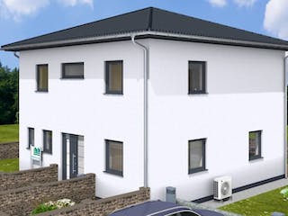 Massivhaus VILLA 130 ZD von Wäller-Haus Schlüsselfertig ab 314900€, Stadtvilla Außenansicht 3
