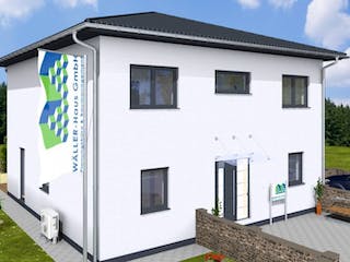 Massivhaus VILLA 150 ZD von Wäller-Haus Schlüsselfertig ab 364900€, Stadtvilla Außenansicht 3