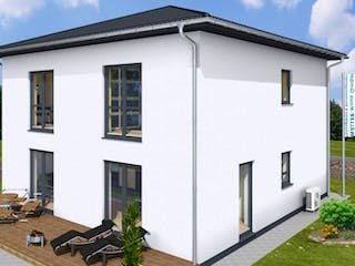 Massivhaus VILLA 150 ZD von Wäller-Haus Schlüsselfertig ab 364900€, Stadtvilla Außenansicht 1