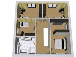 Massivhaus VILLA 150 ZD von Wäller-Haus Schlüsselfertig ab 364900€, Stadtvilla Grundriss 2