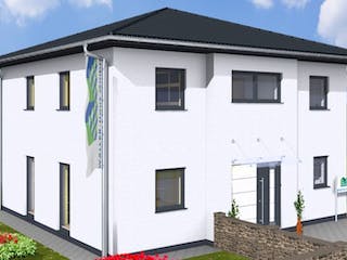 Massivhaus VILLA 160 ZD von Wäller-Haus Schlüsselfertig ab 369900€, Stadtvilla Außenansicht 2