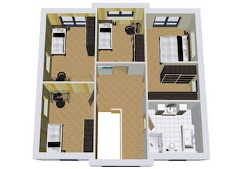 Massivhaus VILLA 160 ZD von Wäller-Haus Schlüsselfertig ab 369900€, Stadtvilla Grundriss 2