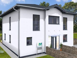 Massivhaus VILLA 175 ZD von Wäller-Haus Schlüsselfertig ab 409900€, Stadtvilla Außenansicht 3