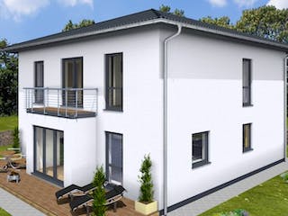 Massivhaus VILLA 175 ZD von Wäller-Haus Schlüsselfertig ab 409900€, Stadtvilla Außenansicht 4