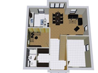 Massivhaus VILLA 175 ZD von Wäller-Haus Schlüsselfertig ab 409900€, Stadtvilla Grundriss 1