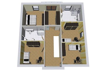 Massivhaus VILLA 175 ZD von Wäller-Haus Schlüsselfertig ab 409900€, Stadtvilla Grundriss 2