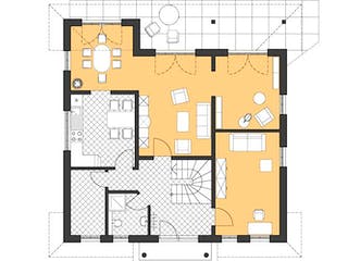 Massivhaus Villa Ravenna von ROTH-MASSIVHAUS, Stadtvilla Grundriss 2