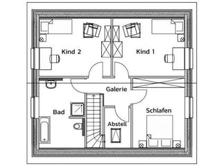 Massivhaus VILLAGE-T von Kagebau, Grundriss 2