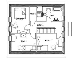 Massivhaus VILLAGE von Kagebau,  Grundriss 1