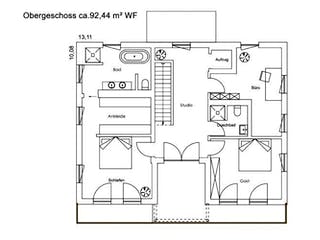 Fertighaus Vitalhaus Albaching von Regnauer Hausbau Schlüsselfertig ab 753950€, Grundriss 2