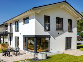 Fertighaus Vitalhaus Aschau von Regnauer Hausbau,  Außenansicht 3