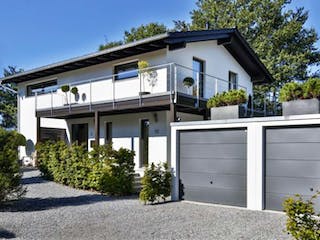 Fertighaus Vitalhaus Bad Endorf von Regnauer Hausbau Schlüsselfertig ab 485550€, Außenansicht 1