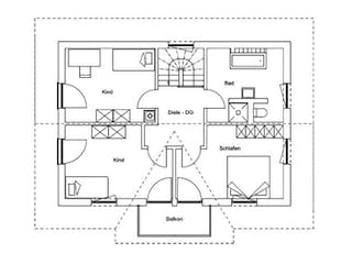 Fertighaus Vitalhaus Bad Reichenhall von Regnauer Hausbau Schlüsselfertig ab 481000€, Grundriss 1