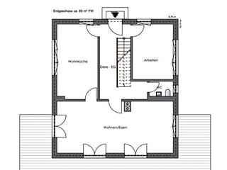 Fertighaus Vitalhaus Eva von Regnauer Hausbau Schlüsselfertig ab 569075€, Grundriss 1