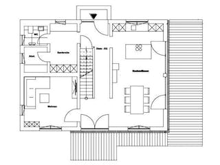 Fertighaus Vitalhaus Oberhaching von Regnauer Hausbau, Grundriss 1