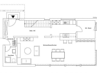 Fertighaus Vitalhaus Riedenthal von Regnauer Hausbau, Pultdachhaus Grundriss 2