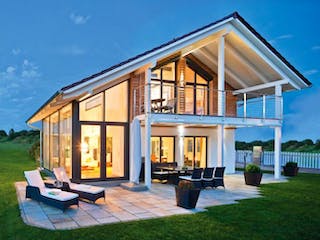 Fertighaus Vitalhaus Seehausen von Regnauer Hausbau Schlüsselfertig ab 568485€,  Außenansicht 3