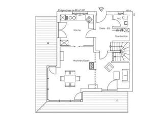 Fertighaus Vitalhaus Traunstein von Regnauer Hausbau, Cubushaus Grundriss 1