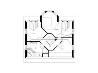 Massivhaus WHITE PEARL 130 FINESSE von domoplan massivhaus,  Grundriss 2
